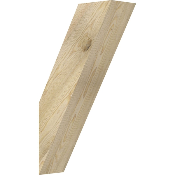 Ekena Millwork 6"W x 16"D x 28"H Traditional Rough Sawn Knee Brace, Douglas Fir BRC06X16X28TRA00RDF - main